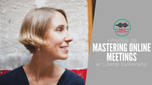 Lisette Sutherland Online Meetings Remote Teams